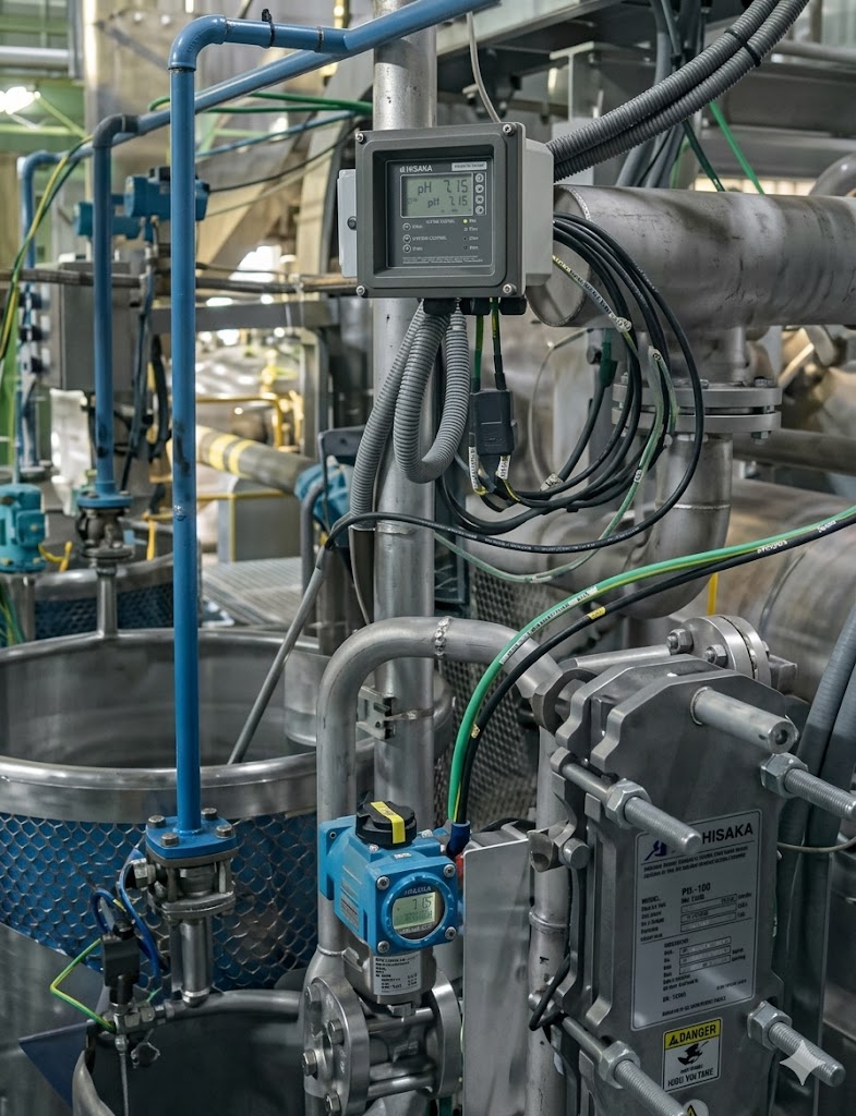 Hisaka pH Control System for Dyeing Machine