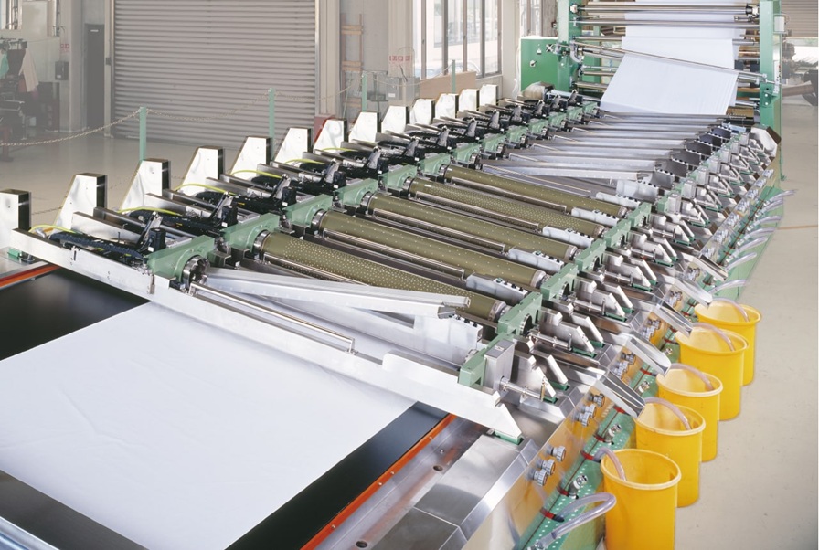 Ichinose RSX-Samurai Inclined Rotary Screen Printing Machine Textile Fabric High Speed Production